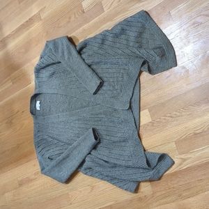 Lou & Grey Flounce Woven Cardigan - Size S